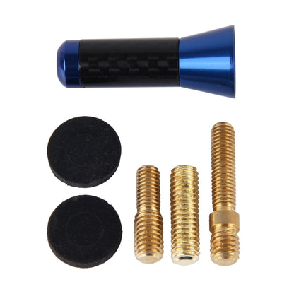 Carbon Fiber Aluminum Short Antenna Polished Universal Screws Base(Small Size), 3.4cm
