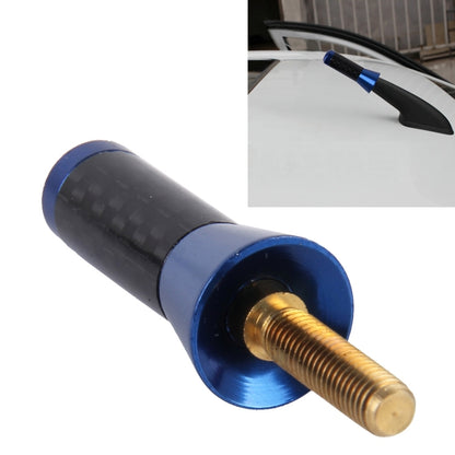Antenne courte en fibre de carbone et aluminium polie, vis universelles (petite taille), 3,4 cm
