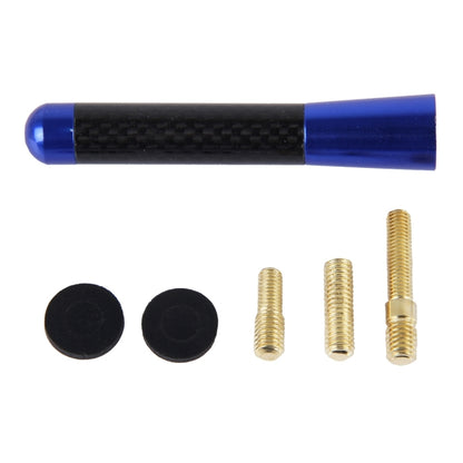 Carbon Fiber Aluminum Short Antenna Polished Universal Screws Base(Medium Size), 8cm