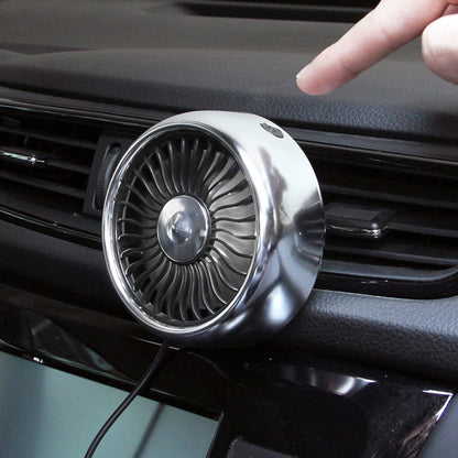 Multi-function Portable Car Air Outlet Sucker Electric Cooling Fan, Multi-function (Black), Multi-function (Silver)