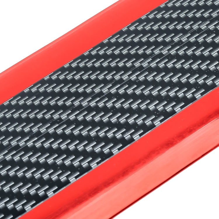 Universal Electroplate Carbon Fibre Car Door Threshold Decoration Strip Decorative Sticker, Size : 5CM x 2M, 5CM x 2M (Red), 5CM x 2M (Silver), 5CM x 2M (Gold)