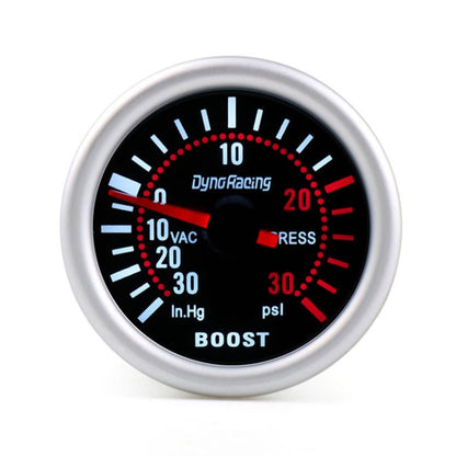 52mm 12V Universal Car Modified LED White Light Turbo Boost Gauge, White Light