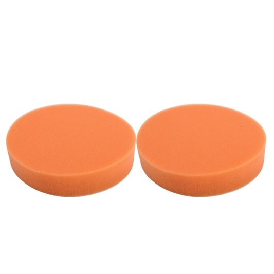 2 Éponges de cire de voiture rondes, éponge de polissage haute densité, taille : 12,5 x 12,5 cm, 12,5 x 12,5 cm