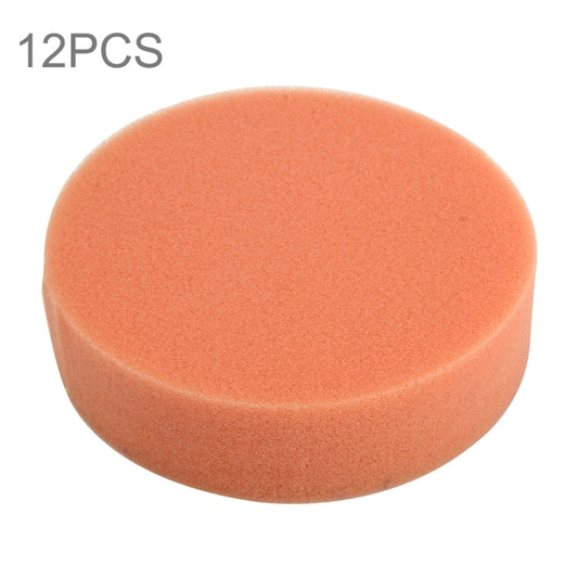 Lot de 12 éponges rondes haute densité pour cire de voiture, taille : 9,8*9,8 cm, 9,8*9,8 cm