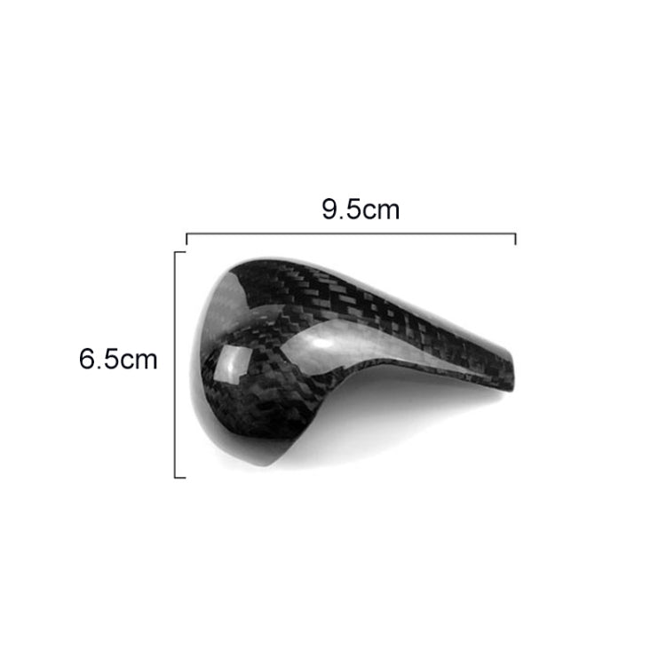 Für Linksverkehr Universal Carbon Fiber Auto Schaltknauf Modifizierter Schalthebelknauf für AUDI A4 / A5 / A6 / A7 / Q5 Q7, A7 / Q5 Q7