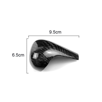 Für Linksverkehr Universal Carbon Fiber Auto Schaltknauf Modifizierter Schalthebelknauf für AUDI A4 / A5 / A6 / A7 / Q5 Q7, A7 / Q5 Q7