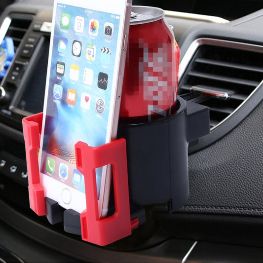 SHUNWEI SD-1026 Car Auto Multi-functional ABS Air Vent Drink Holder Bottle Cup Holder Phone Holder Mobile Mount, SD-1026(Black), SD-1026(Red), SD-1026(White)