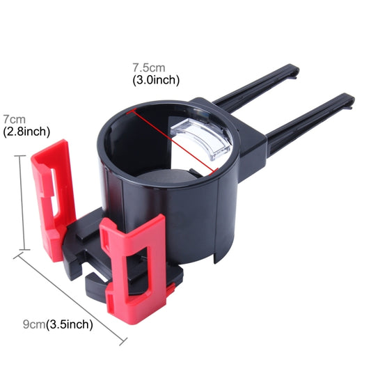 SHUNWEI SD-1026 Car Auto Multi-functional ABS Air Vent Drink Holder Bottle Cup Holder Phone Holder Mobile Mount, SD-1026(Black), SD-1026(Red), SD-1026(White)