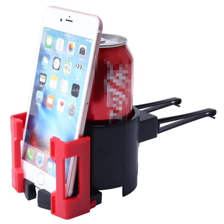 SHUNWEI SD-1026 Car Auto Multi-functional ABS Air Vent Drink Holder Bottle Cup Holder Phone Holder Mobile Mount, SD-1026(Black), SD-1026(Red), SD-1026(White)