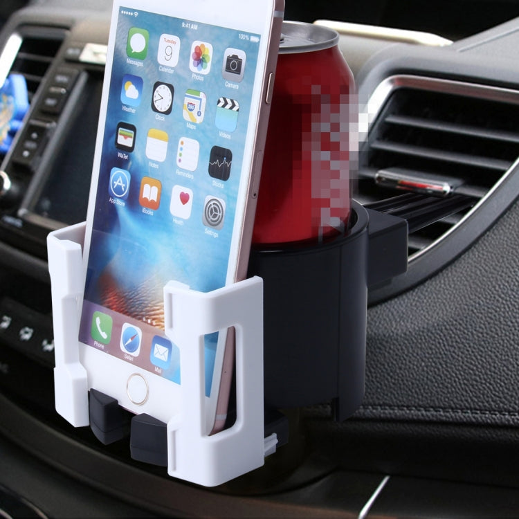 SHUNWEI SD-1026 Car Auto Multi-functional ABS Air Vent Drink Holder Bottle Cup Holder Phone Holder Mobile Mount, SD-1026(Black), SD-1026(Red), SD-1026(White)