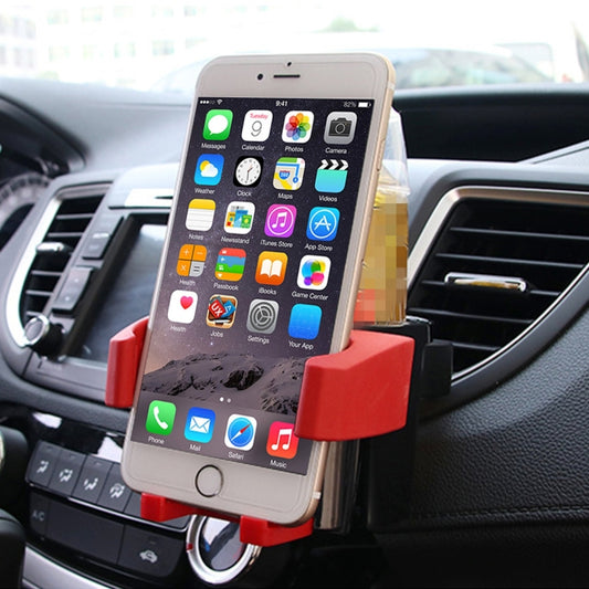 SHUNWEI SD-1027 Car Auto Multi-functional ABS Air Vent Drink Holder Bottle Cup Holder Phone Holder Mobile Mount, SD-1027(Red), SD-1027(Black), SD-1027(Green)