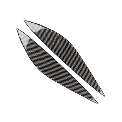 Car Carbon Fiber Light Eyebrow for Mercedes-Benz W204 Pre-Facelift 2008-2011, For Mercedes-Benz W204