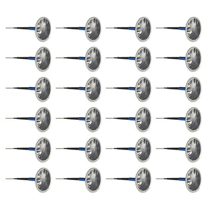 24 PCS 4mm Mushroom Nail-tyre Film Tyre Cold Patch Film Rubber Tire Repair Kit, 4mm