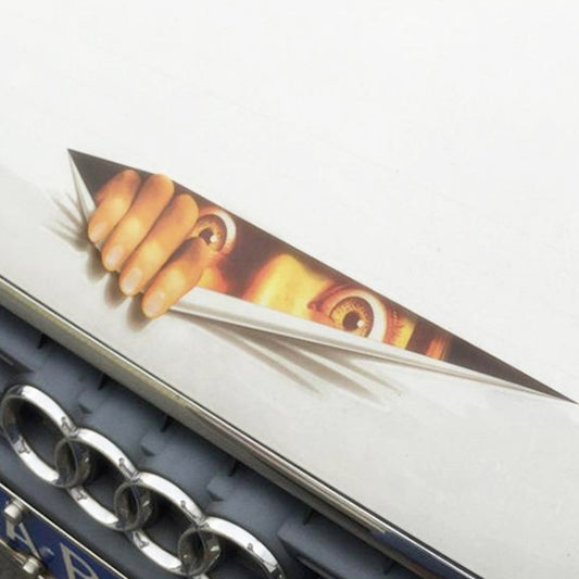 3D Characteristic Digital Simulation Horrible Style Car Paper Sticker, Exaggerated Effection 12, Exaggerated Effection 13, Exaggerated Effection 11