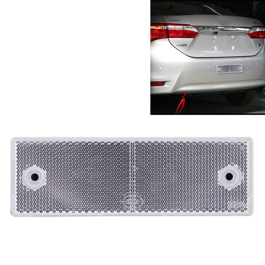 10 PCS Car Rear Bumper Warning Plastic Reflector and Sign