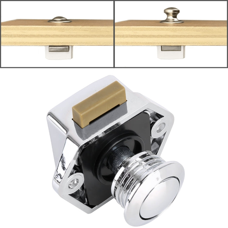 Press Type Drawer Cabinet Catch Latch Release Cupboard Door Stop Drawer Cabinet Locker for RV / Yacht / Furniture