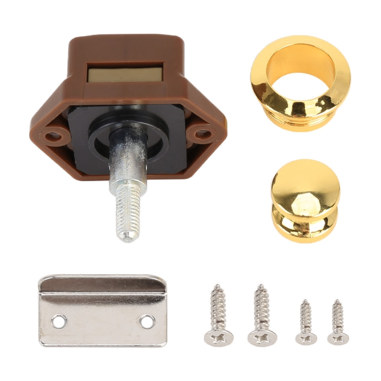 Press Type Drawer Cabinet Catch Latch Release Cupboard Door Stop Drawer Cabinet Locker for RV / Yacht / Furniture