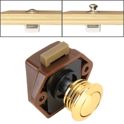 Press Type Drawer Cabinet Catch Latch Release Cupboard Door Stop Drawer Cabinet Locker for RV / Yacht / Furniture