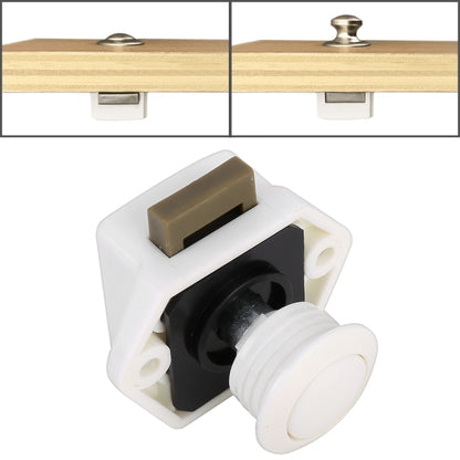 Press Type Drawer Cabinet Catch Latch Release Cupboard Door Stop Drawer Cabinet Locker for RV / Yacht / Furniture
