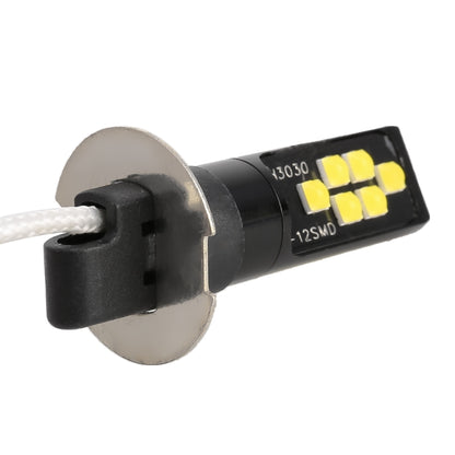 2 PCS H3 DC9-16V / 3.5W / 6000K / 320LM Car Auto Fog Light 12LEDs SMD-ZH3030 Lamps, with Constant Current, H3