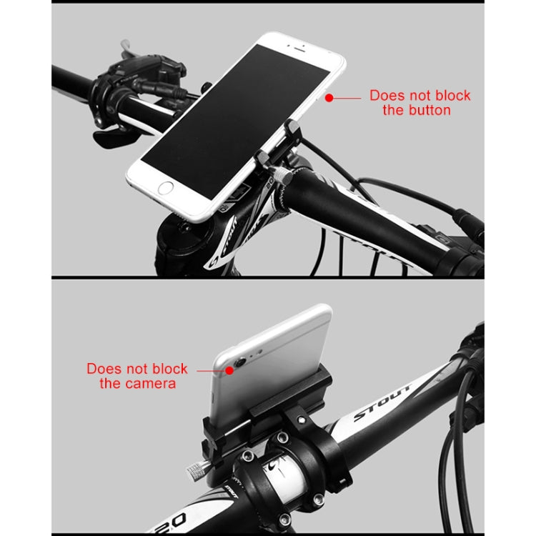Support de téléphone en alliage d'aluminium pour guidon de moto, support de téléphone en alliage d'aluminium pour guidon