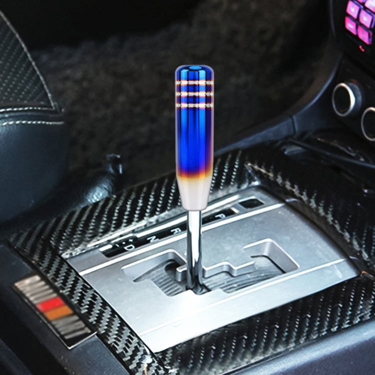 Universal Long Strip Shape Car Gear Shift Knob Modified Shifter Lever Knob, Length: 13cm, Length: 13cm (Black), Length: 13cm (Purple), Length: 13cm (Gradient Blue), Length: 13cm (Blue), Length: 13cm (Silver Grey), Length: 13cm (Silver), Length: 13cm (R...
