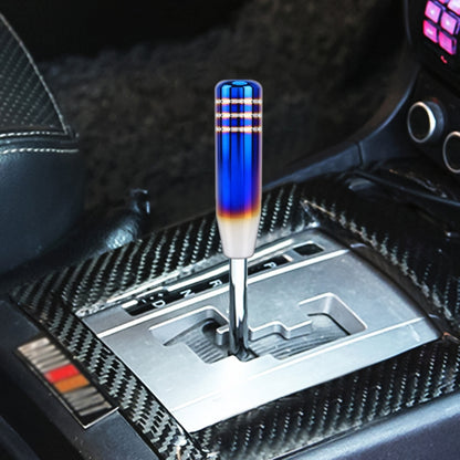 Universal Long Strip Shape Car Gear Shift Knob Modified Shifter Lever Knob, Length: 13cm, Length: 13cm (Black), Length: 13cm (Purple), Length: 13cm (Gradient Blue), Length: 13cm (Blue), Length: 13cm (Silver Grey), Length: 13cm (Silver), Length: 13cm (R...