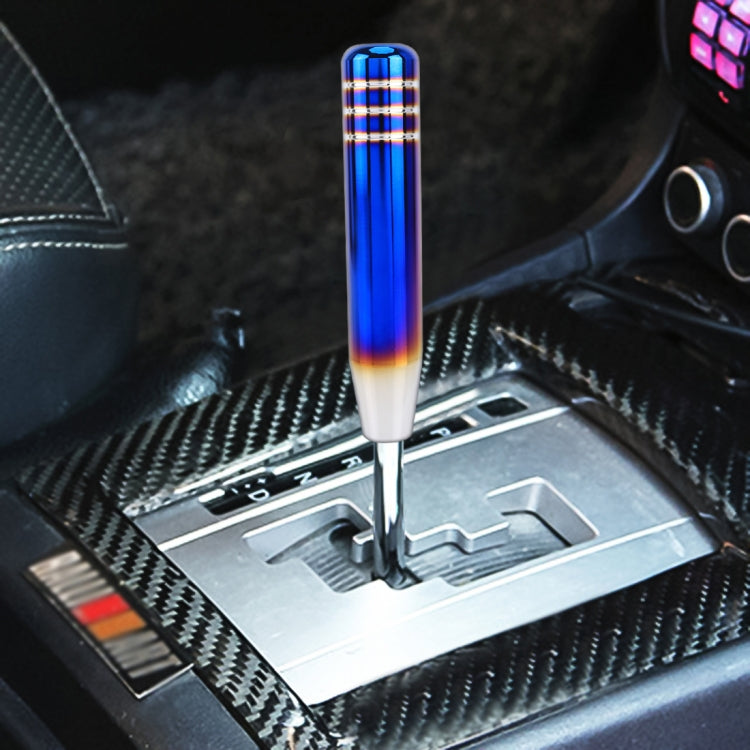 Universal Long Strip Shape Car Gear Shift Knob Modified Shifter Lever Knob, Length: 18cm, Length: 18cm (Gold), Length: 18cm (Blue), Length: 18cm (Purple), Length: 18cmm (Silver Grey), Length: 18cm (Silver), Length: 18cm (Gradient Blue), Length: 18cm (R...