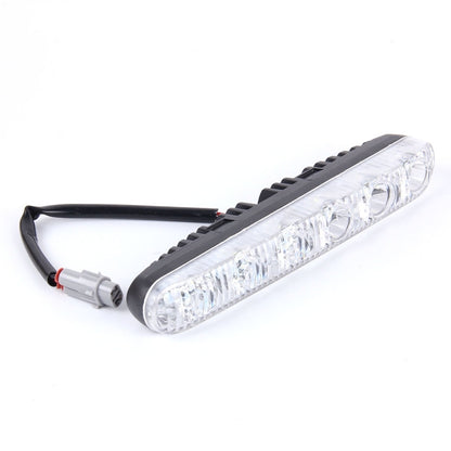 2 PCS LD-006 5730-6SMD 12W 1200LM 7000K White Light  Daytime Running Light.DC 12V, White Light+12W 1200LM/7000K