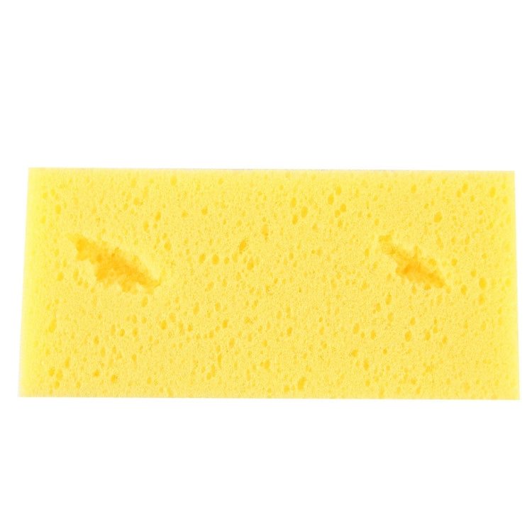 Car Care Wear-resistant Brown Soft Sponge Car Wash Cleaning Pad(Yellow), 5 PCS Wash Cleaning Pad(Yellow)