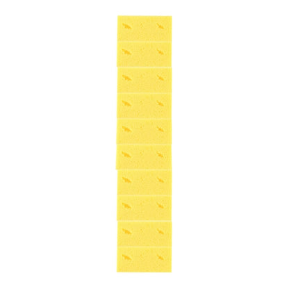 Car Care Wear-resistant Brown Soft Sponge Car Wash Cleaning Pad(Yellow), 5 PCS Wash Cleaning Pad(Yellow)