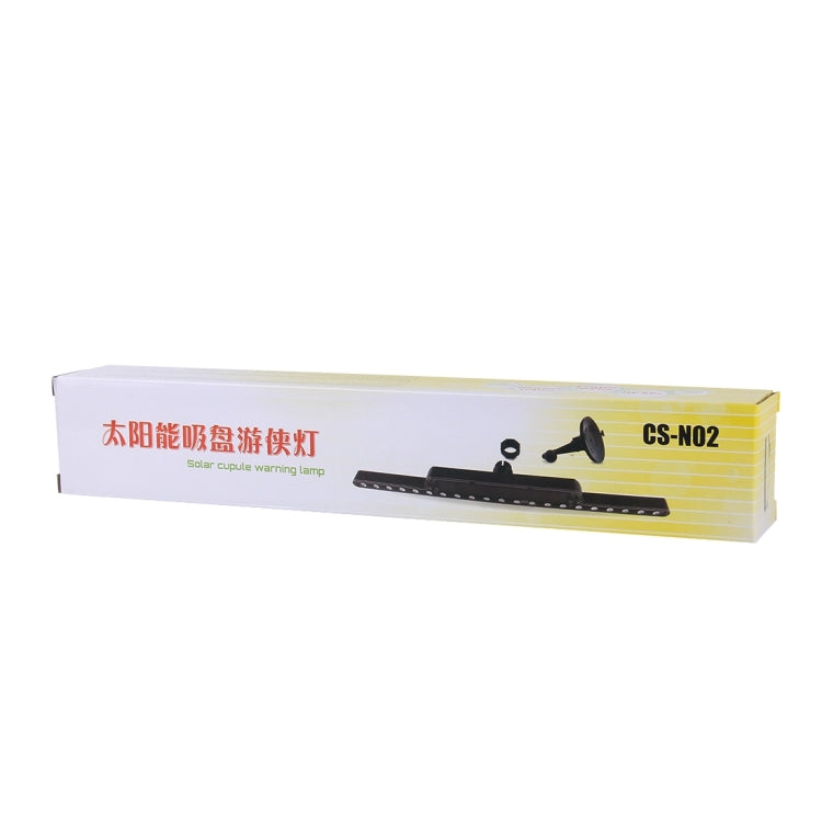 Solar Anti Collision Cupule Ranger Lamp Car Taillight LED Flash Warning Light Caution Light, Colorful Light