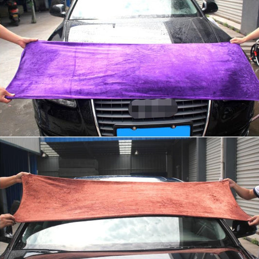 Serviettes de cahe épaisse en velours, Taille : 160 x 60 cm, Livraison couleur aléatoire, 160 x 60 cm