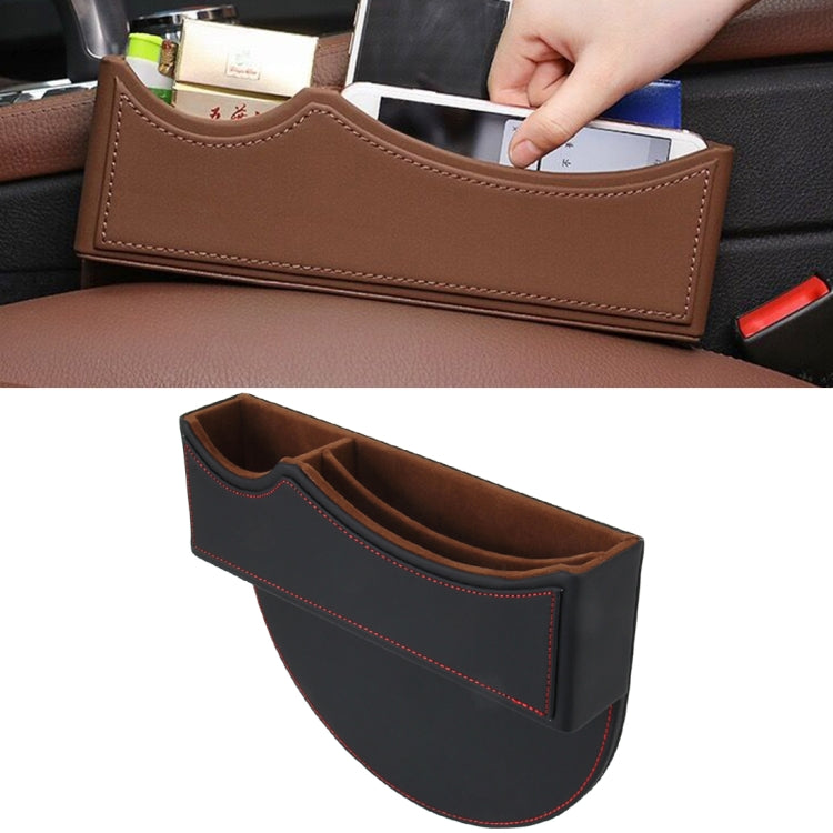 Car Seat Crevice Storage Box with Interval Auto Gap Pocket Stowing Tidying for Phone Pad Card Coin Case Accessories, Seat Crevice Storage Box (Black), Seat Crevice Storage Box (Brown), Seat Crevice Storage Box (Black White)�����������������������������...
