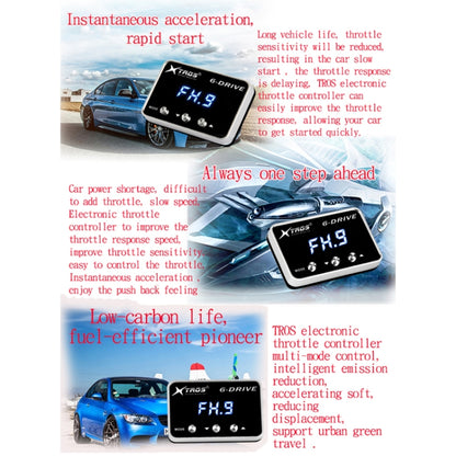 TROS TS-6Drive Potent Booster Electronic Throttle Controller for Ford F150, For Ford F150