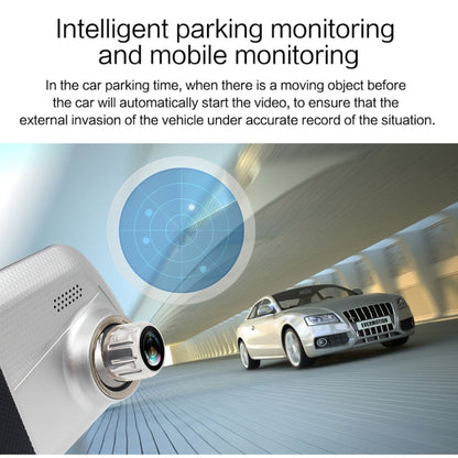 V100 Rétroviseur de voiture avec écran tactile LCD 7 pouces et caméra séparée, grand angle de vision de 170 degrés, prend en charge la vision nocturne / l'enregistrement en boucle / la détection de mouvement / le capteur G / la carte TF, 7 pouces