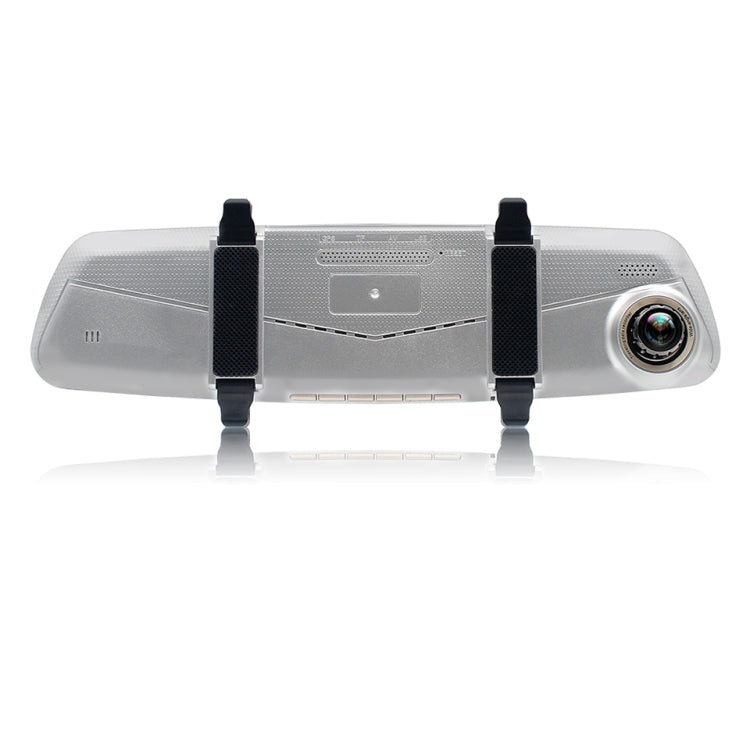 V100 Rétroviseur de voiture avec écran tactile LCD 7 pouces et caméra séparée, grand angle de vision de 170 degrés, prend en charge la vision nocturne / l'enregistrement en boucle / la détection de mouvement / le capteur G / la carte TF, 7 pouces