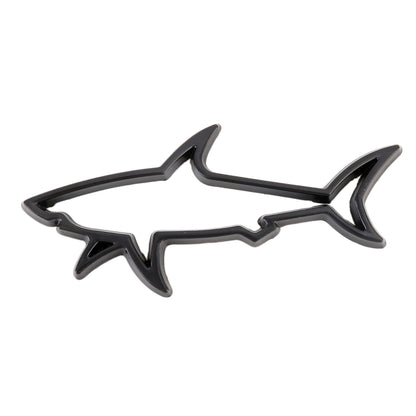 Shark Shape Car Metal Body Decorative Sticker, Shark Shape