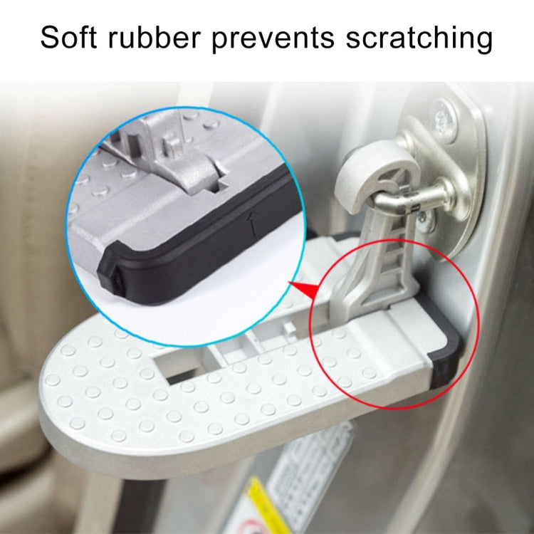 Multi-function Car Door Sill Step Pedals Pads, Pedals Pads (Black), Pedals Pads (Silver)