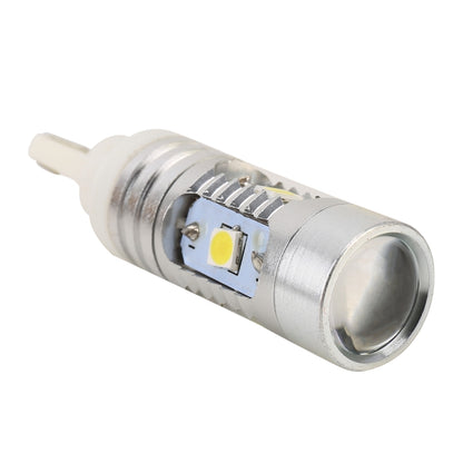 2 PCS T10 / W5W / 168 / 194 DC12V / 4.5W / 6000K / 360LM 6LEDs SMD-3030 Car Clearance Light, with Projector Lens Light, 6LEDs SMD-3030 , with Projector Lens Light