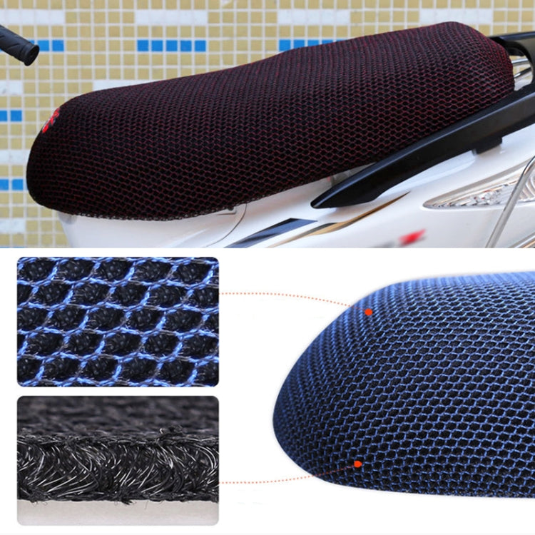 Waterproof Motorcycle Sun Protection Heat Insulation Seat Cover Prevent Bask In Seat Scooter Cushion Protect, Size: L, Length: 70-77cm; Width: 40-50cm, Size: L (Blue), Size: L (Black Red), Size: L (Black Blue), Size: L (Black)