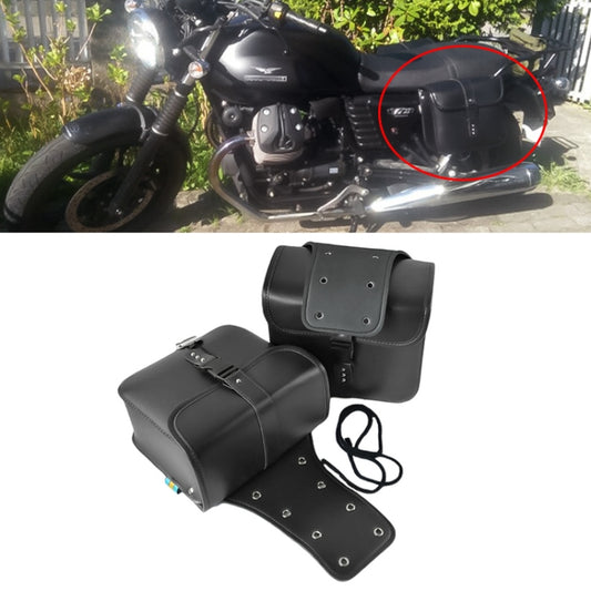 Accessoires de moto sacoche latérale modifiée sac en cuir sac de chevalier kit