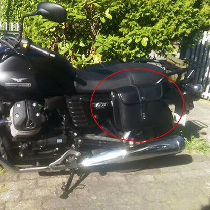 Motorcycle Accessories Modified Side of the Box Leather Bag Knight Bag Kit