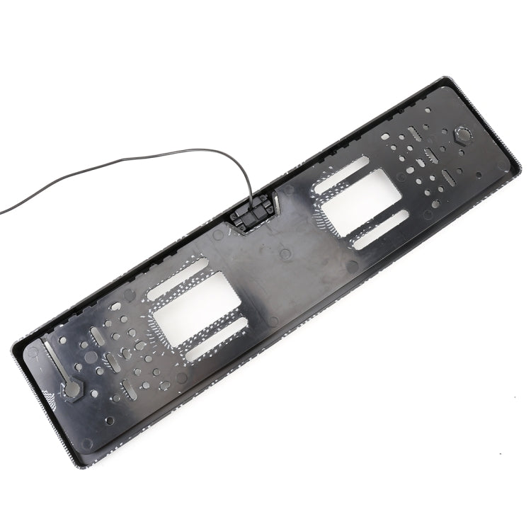 JX-9488 720x540 Effective Pixel NTSC 60HZ CMOS II Universal Waterproof Car Carbon Fiber Rear View Backup Camera with 2W 80LM 5000K White Light 4LED Lamp, DC 12V, Wire Length: 4m, Black (Carbon Fiber )