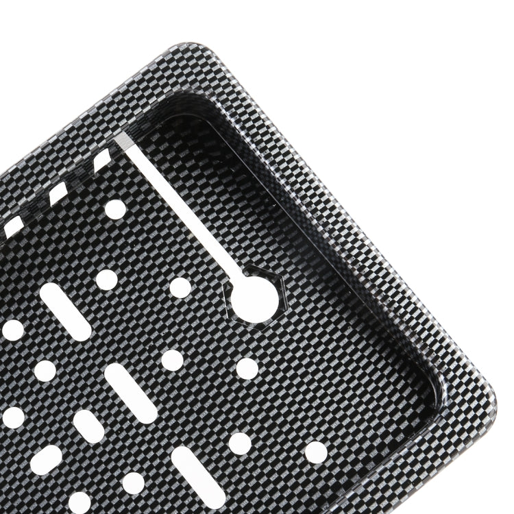 JX-9488 720x540 Effective Pixel NTSC 60HZ CMOS II Universal Waterproof Car Carbon Fiber Rear View Backup Camera with 2W 80LM 5000K White Light 4LED Lamp, DC 12V, Wire Length: 4m, Black (Carbon Fiber )