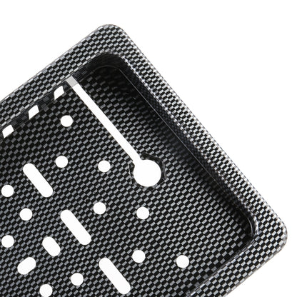 JX-9488 720x540 Effective Pixel NTSC 60HZ CMOS II Universal Waterproof Car Carbon Fiber Rear View Backup Camera with 2W 80LM 5000K White Light 4LED Lamp, DC 12V, Wire Length: 4m, Black (Carbon Fiber )