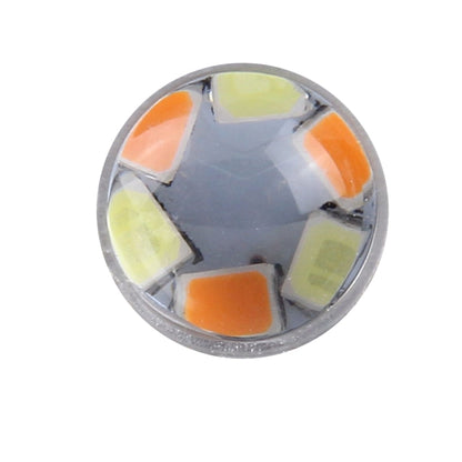 2 PCS T25/3157 10W 1000 LM 6000K White + Yellow Light Turn Signal Light with 42 SMD-2835-LED Lamps And Len. DC 12-24V, T25 with 42 SMD-2835-LED Lamps