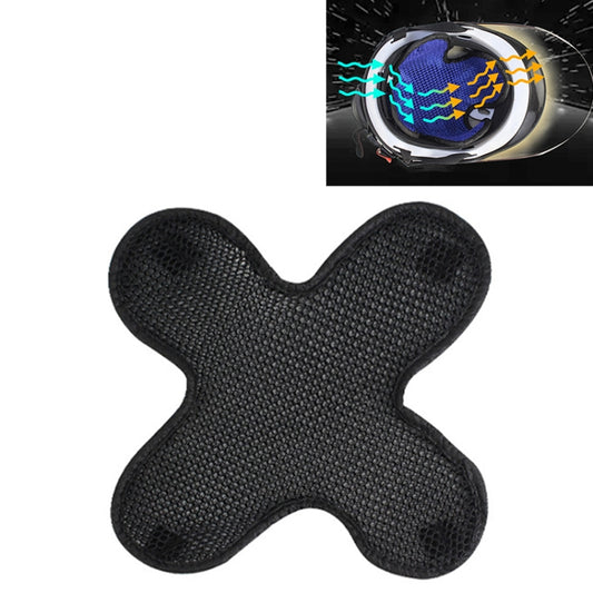 Coussinet respirant en maille alvéolée 3D pour casque de moto