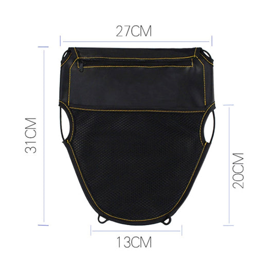 Sac de rangement pour accessoires de selle de moto modifiée, sac de selle de moto