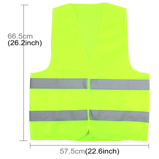 XL Reflective Fluorescent Vest Safty Cloth Driving School Construction Traffic Safty Warning Working Cloth, XL Vest, Vest 5
